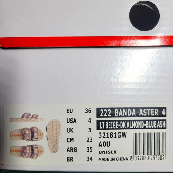 Kappa 222 Banda Aster 4 (Unisex) Light Beige/Dark Almond/Blue Ash - Picture 13 of 13